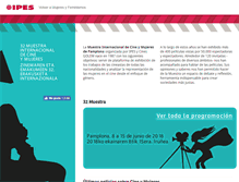 Tablet Screenshot of muestracineymujeres.org